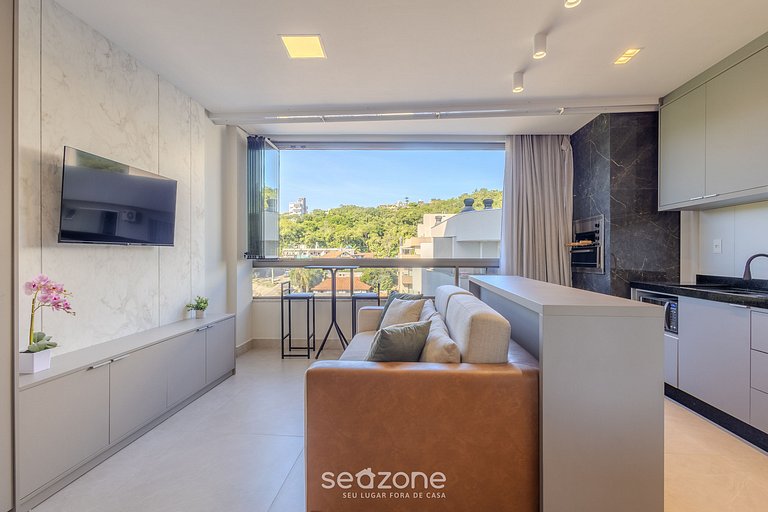 1Q 500m da praia c/ churrasq e piscinas - ELF0411