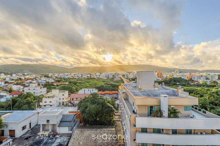 1Q c/ vista mar e churrasq. a 500m do mar ELF0602