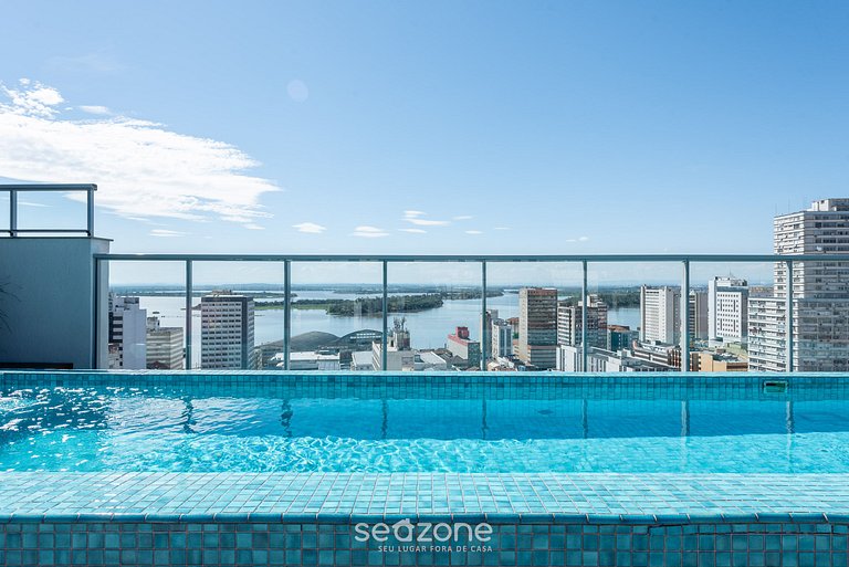 Studio em Cond. c/ Piscina no Centro POA TCO0811