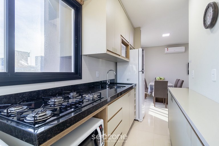 Apt c/ churrasqueira na Praia dos Ingleses PNJ0203