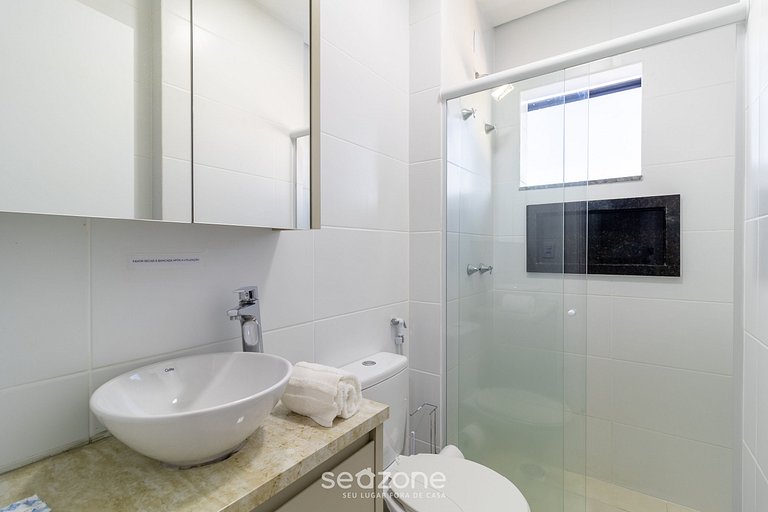 Apt c/ churrasqueira na Praia dos Ingleses PNJ0203