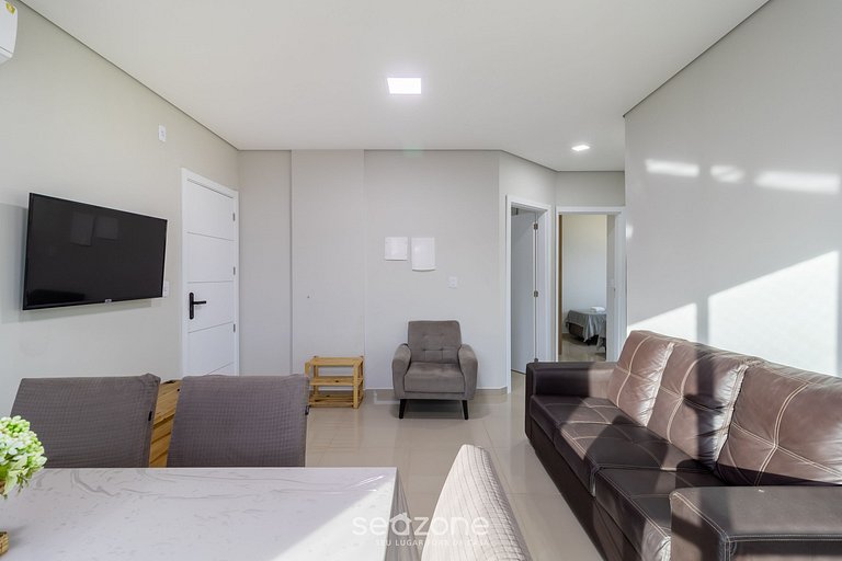 Apt c/ churrasqueira na Praia dos Ingleses PNJ0203