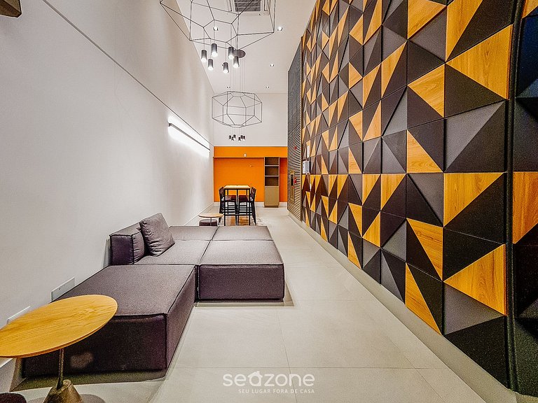 Estadia em prédio com piscina, academia e lazer - SSL