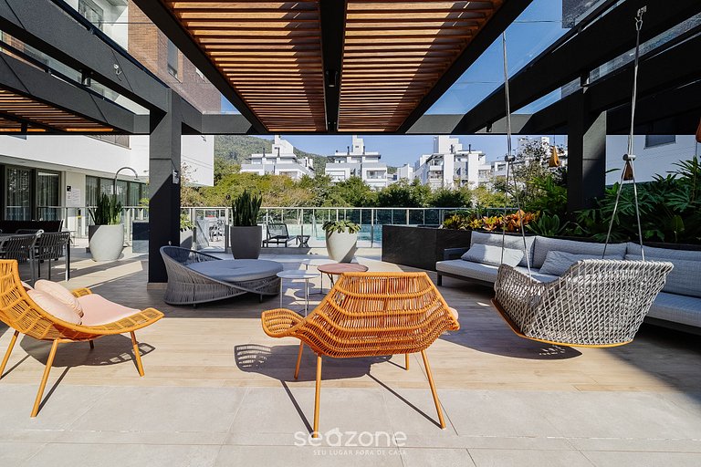 Estadia em prédio com piscina, academia e lazer - SSL