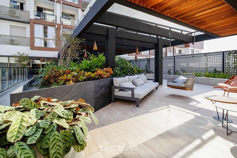 Estadia em prédio com piscina, academia e lazer - SSL