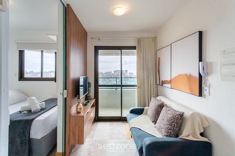 Apto con vista al mar y piscina | SOA0908