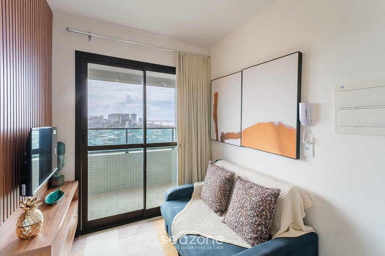 Apto con vista al mar y piscina | SOA0908