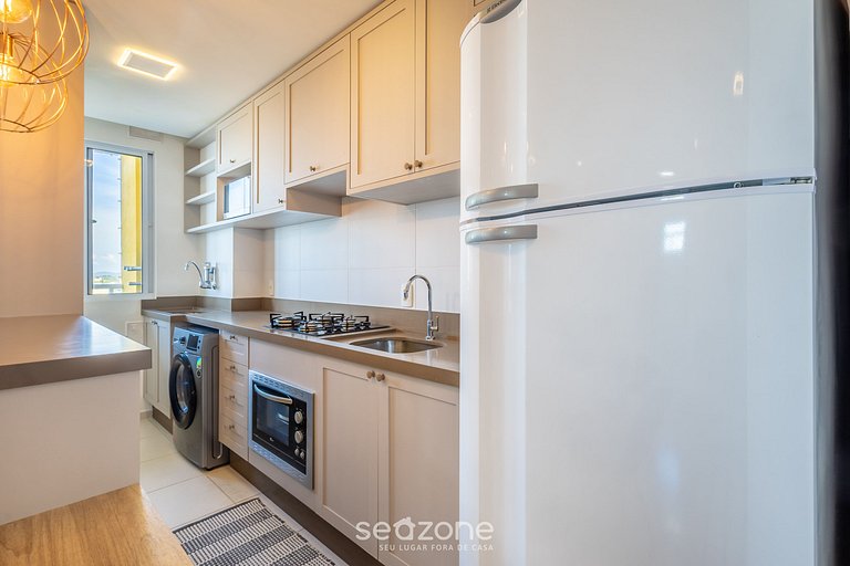 Apto c/ varanda a beira-mar - VAC0601