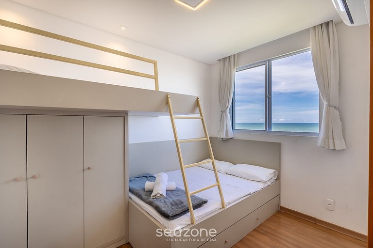 Apto c/ balcón frente al mar - VAC0601