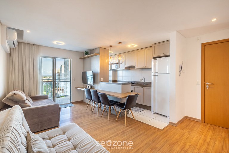 Apto c/ varanda a beira-mar - VAC0601