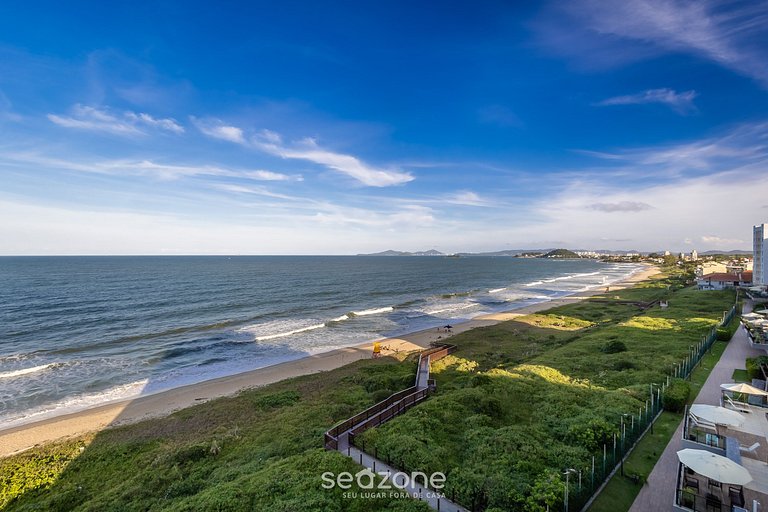 Apto c/ varanda a beira-mar - VAC0601