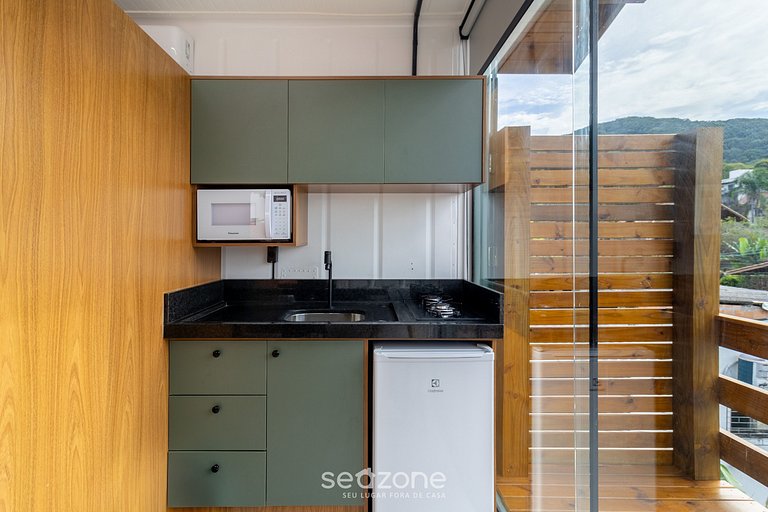 Studio c/ varanda a 600m da Lagoa - JAS0003