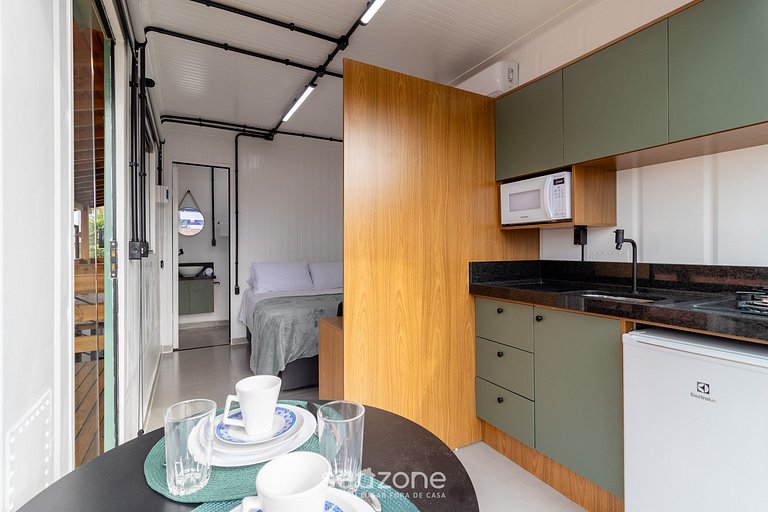 Studio con balcón a 600m de la Lagoa - JAS0003