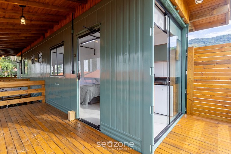 Studio c/ varanda a 600m da Lagoa - JAS0003