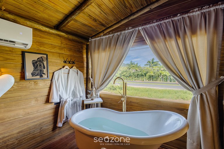 Cabaña frente a Beto Carrero con bañera TRS0004