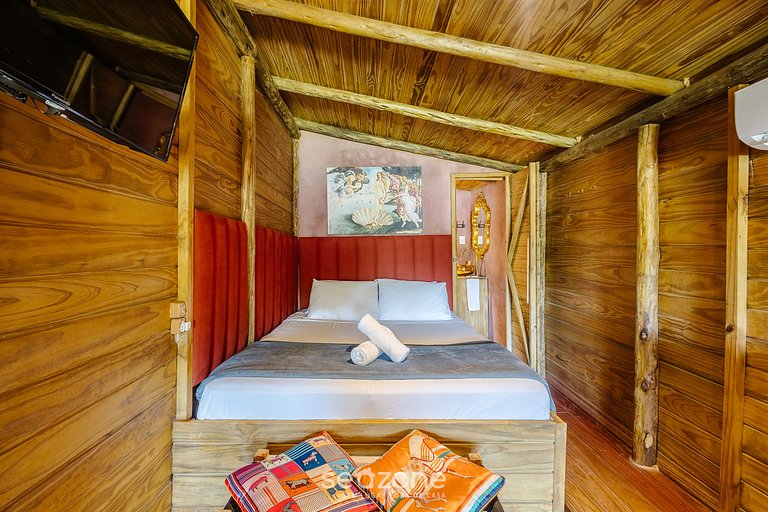 Cabaña frente a Beto Carrero con bañera TRS0004