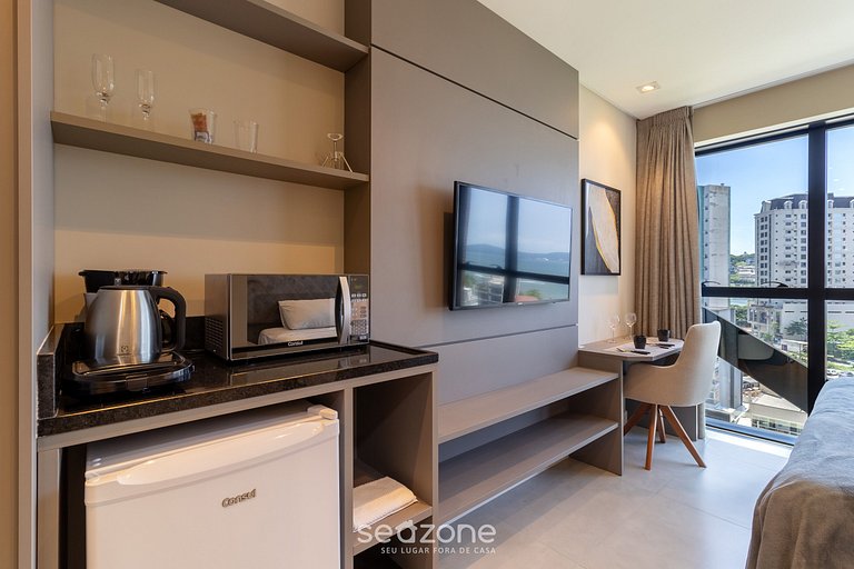 Studio vista mar cond. c/ acad 280m praia MHFA0705