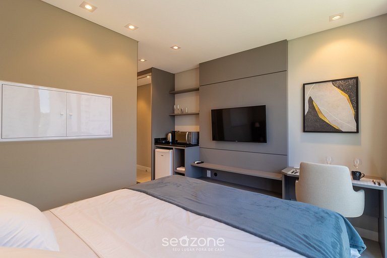 Studio vista mar cond. c/ acad 280m praia MHFA0705