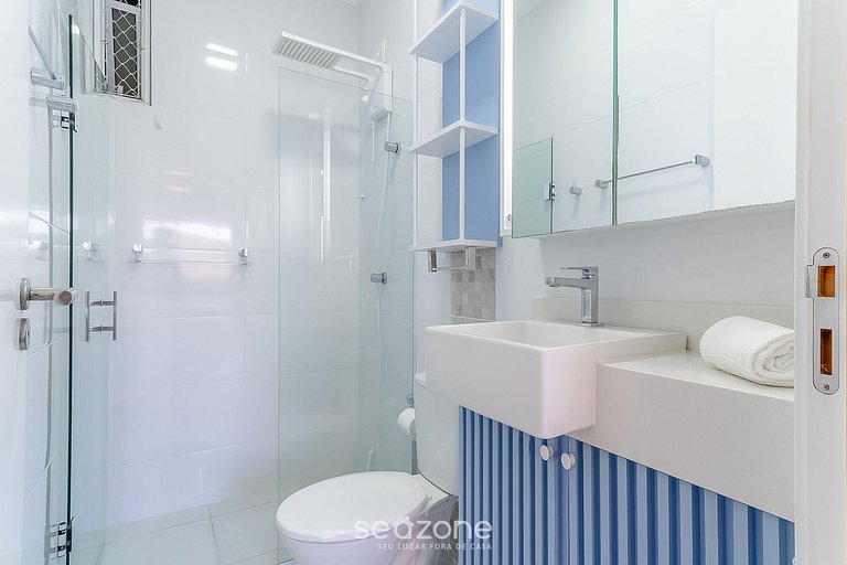 Apto c/ balcón gourmet a 800m de la playa CBE0201