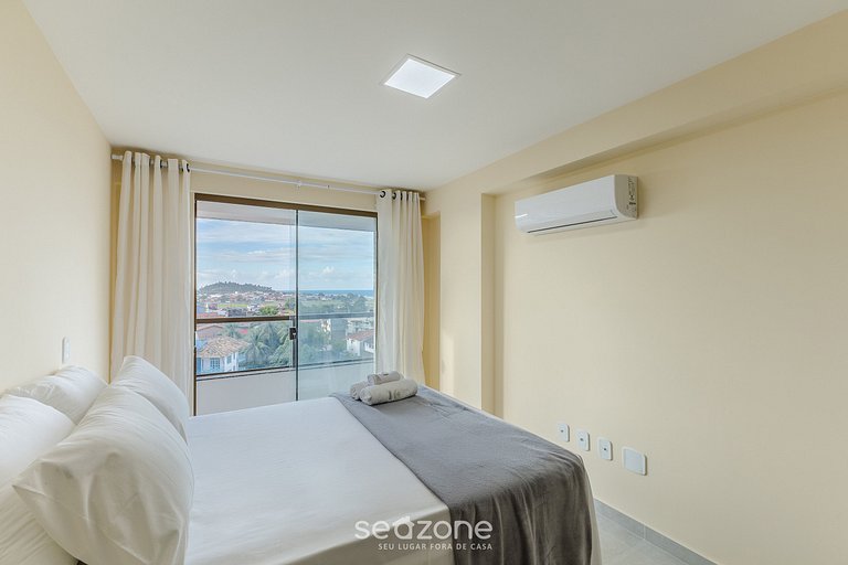 Estadia c/ piscina e varanda a 300m do Mar MMD0604