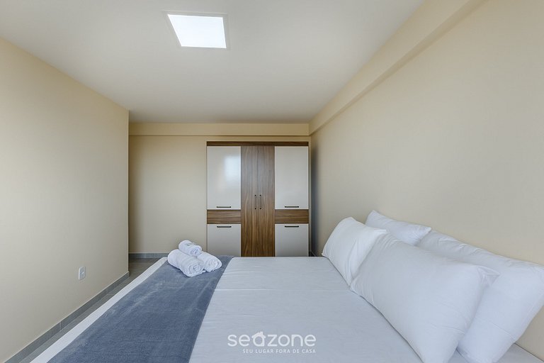 Estadia c/ piscina e varanda a 300m do Mar MMD0604