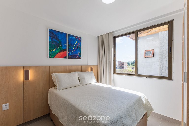 Apto com vista para lagoa e piscina VLL0101