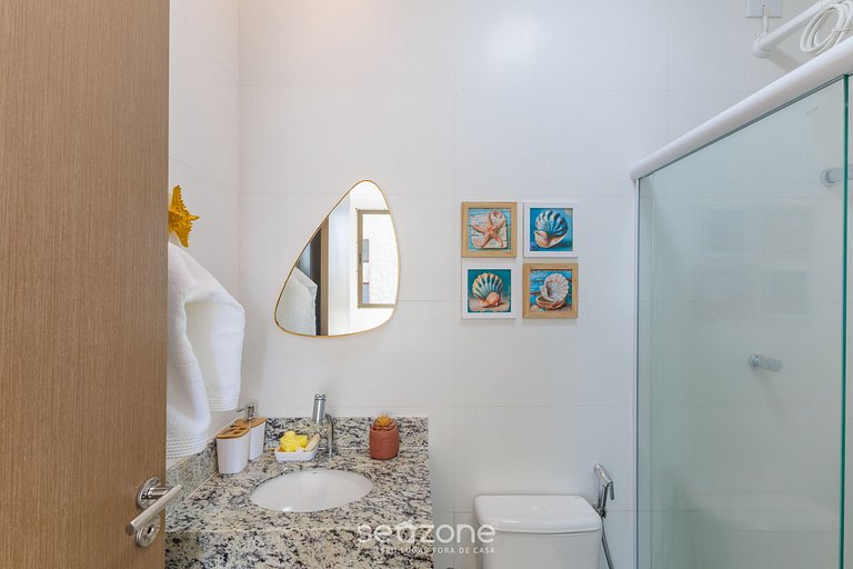 Apto com vista para lagoa e piscina VLL0101