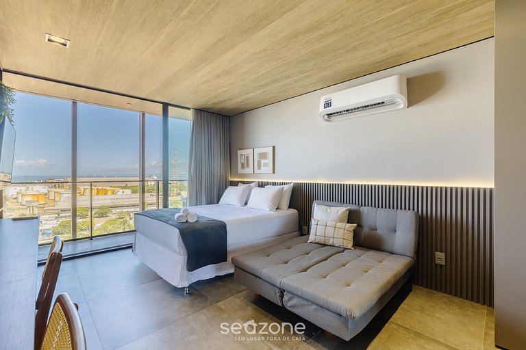Moderno con balcón a pasos del mar NWT1214