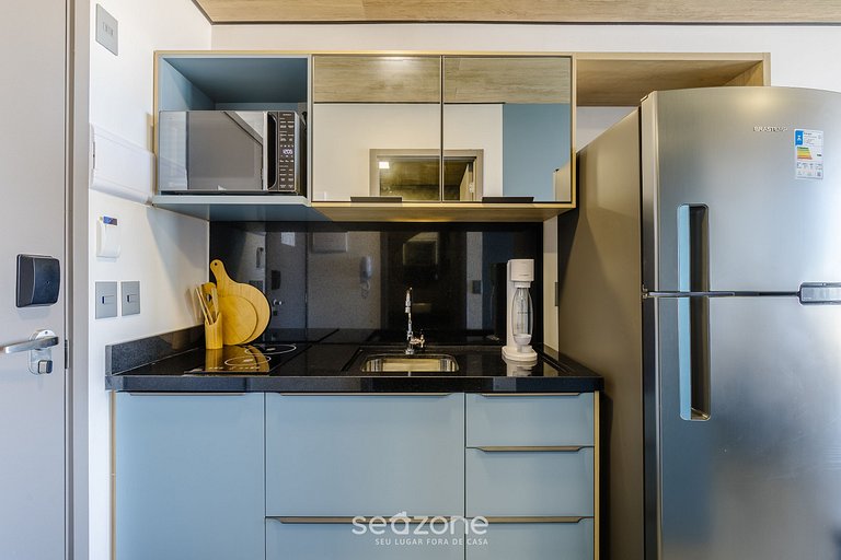 Conforto c/ vista lateral mar na Pajuçara NWT1217