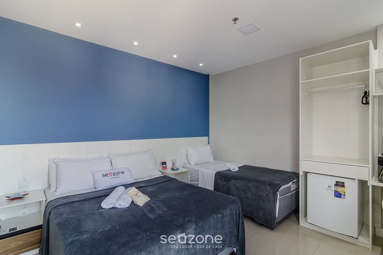 Estudio con balcón a min de la playa - HSC0518