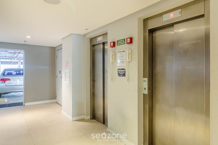 Estúdio Completo a 400 m da Praia HSC0425