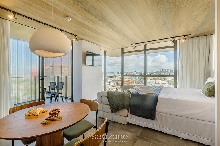 Estudio con Balcón y Vista Lateral al Mar NWT1218