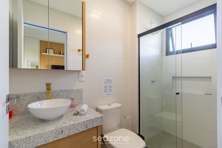 Studio moderno em condomínio com vista mar VPD0605