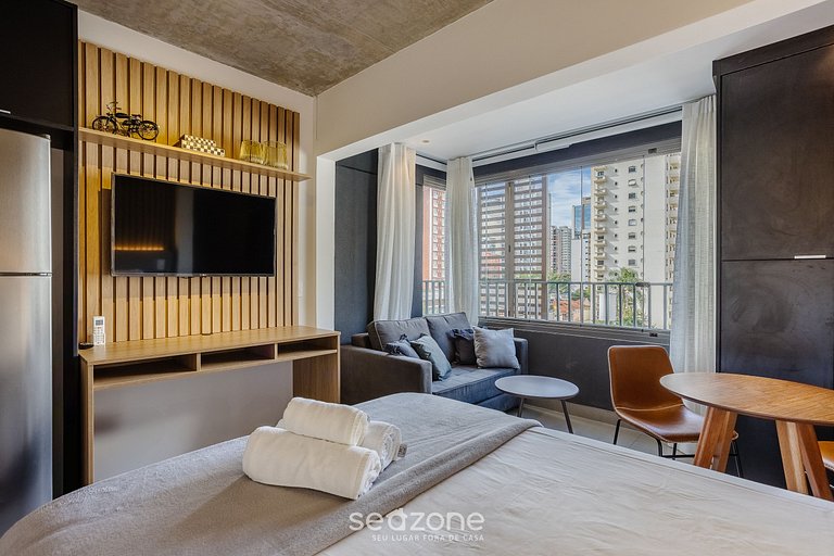 Hermoso estudio 120m de calle Oscar Freire OAG0507