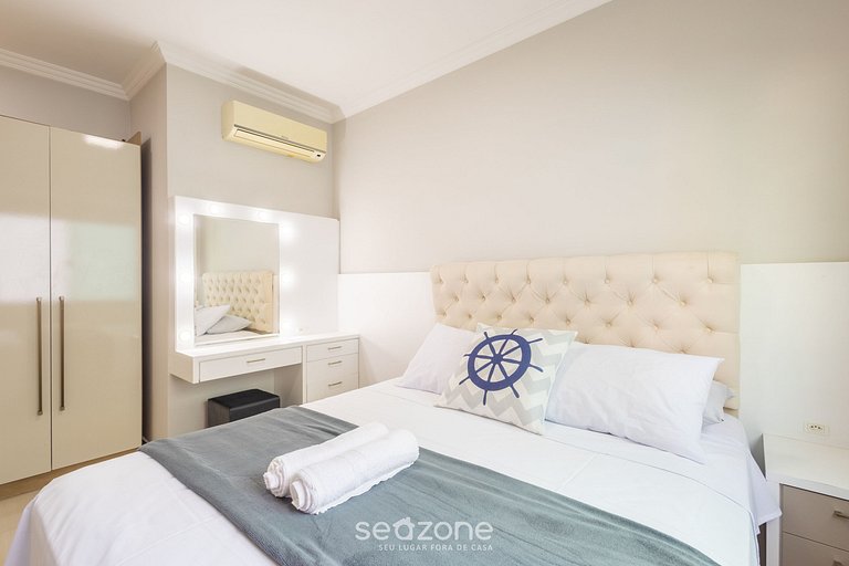 Apto 2Q - Churrasq. Garagem Perto da Praia LTL0301