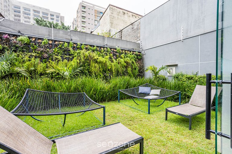 Studio moderno perto de shopping e metrô ISM0619