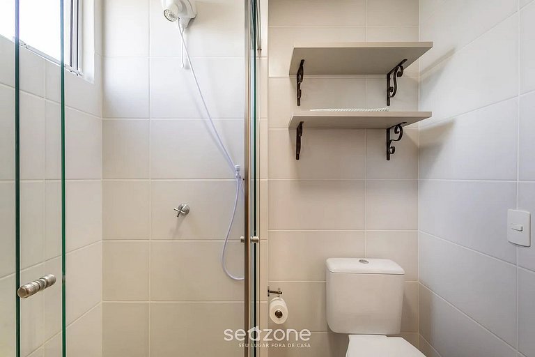 Apto c/ varanda a beira-mar - VAC0601