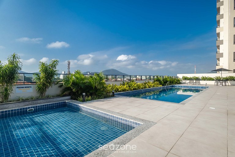 Apto em cond. c/ piscina e jacuzzi, Penha SKL1005