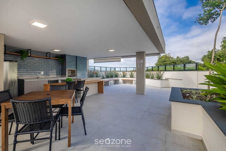 Apto con suite y balcón gourmet en Penha SKL0601