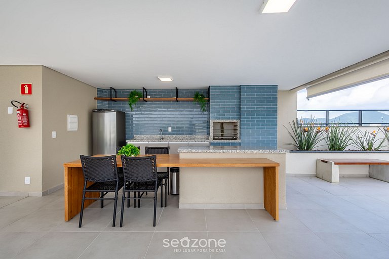 Apto con suite y balcón gourmet en Penha SKL0601