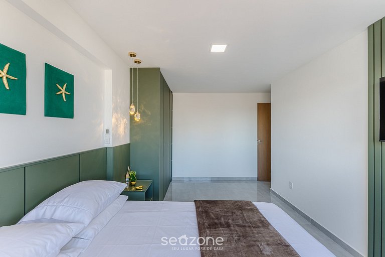 Apto c/ balcón a 300m del mar – MMD0305