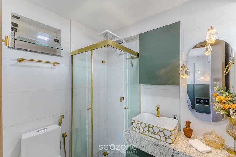 Apto c/ balcón a 300m del mar – MMD0305