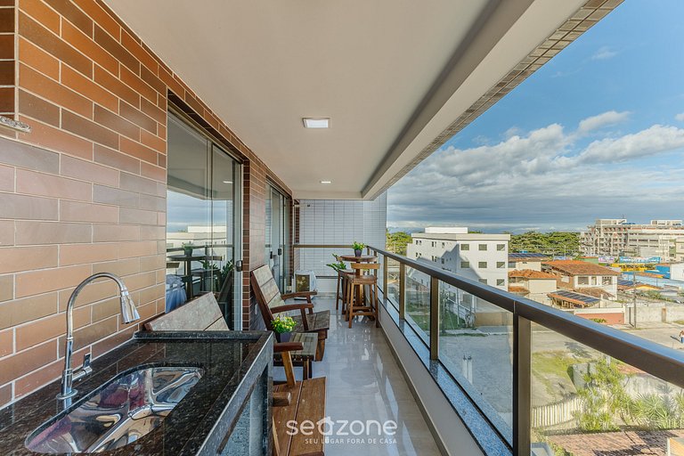 Apto c/ balcón a 300m del mar – MMD0305