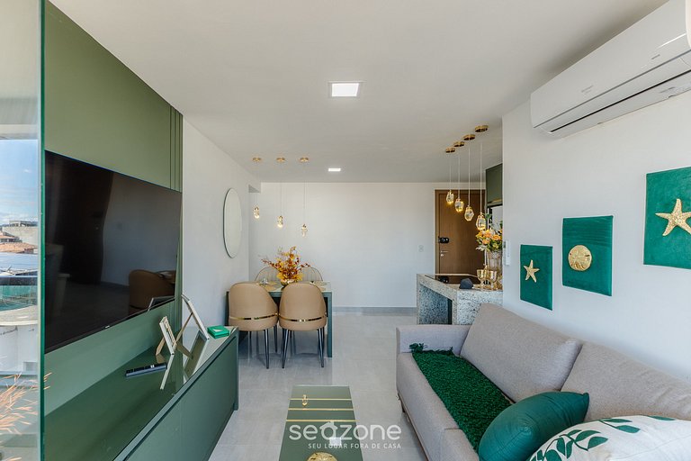 Apto c/ balcón a 300m del mar – MMD0305