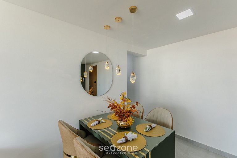 Apto c/ varanda a 300m do mar – MMD0305