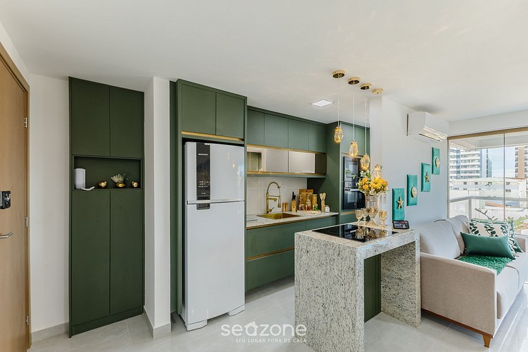 Apto c/ balcón a 300m del mar – MMD0305