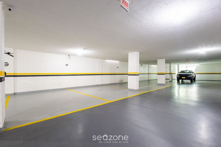 Apto 450m da praia c/ churrasq. e 3 suítes TAH0602