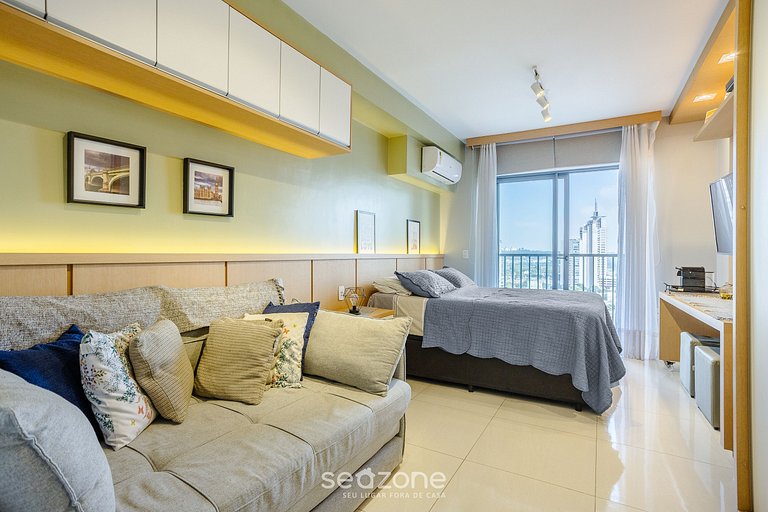 Studio moderno a 290m del metro Faria Lima LOF1405