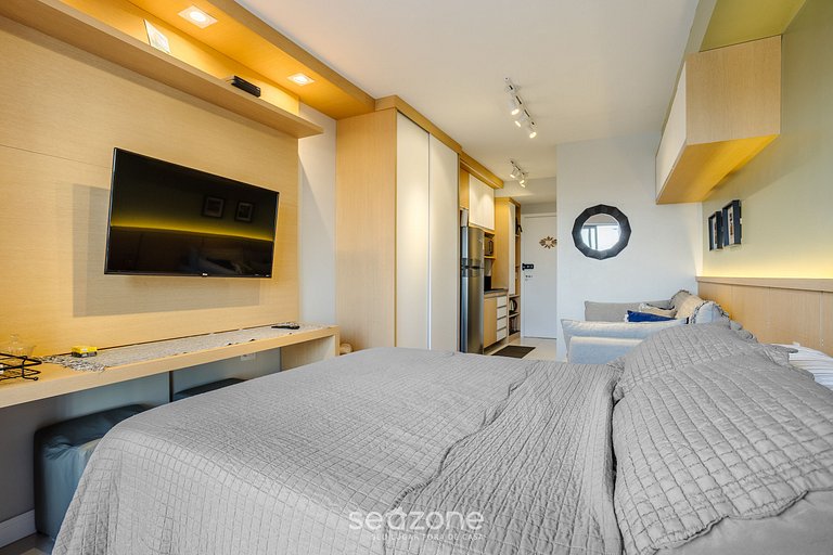 Studio moderno a 290m del metro Faria Lima LOF1405