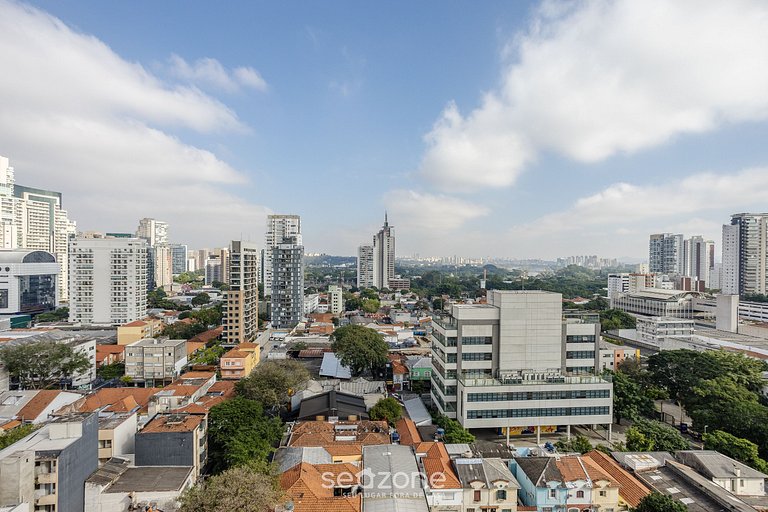 Studio moderno a 290m del metro Faria Lima LOF1405